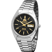 Relógio Orient Masculino Automático 469Wa3 P1Sx Preto Aço