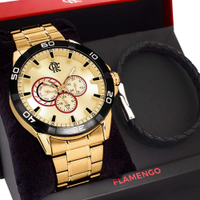 Kit Relógio Technos Masculino Flamengo com Pulseira FLA6P29AA/K4D