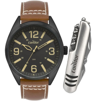 Kit Relógio Condor Masculino com Canivete CO2035NEG/K2P