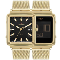 Relógio Technos Masculino Curvas Digiana Dourado - 1S13CV/1P 1S13CV/1P