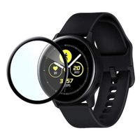 Pelicula Coverage 5D Pro Preta para Samsung Watch Active 2 44M - Gshield