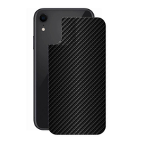 Pelicula iPhone XR - Traseira Fibra Carbono Preta - Gshield