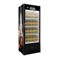 Cervejeira Vitrine Metalfrio 572 Litros VN50AH Optima - Frost Free, Adesivado