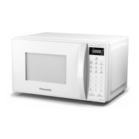 Micro-ondas Panasonic 21 Litros NN-ST25LWRUN, Branco/Cinza, 110V - 220V