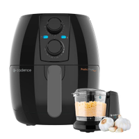 Kit Black Cadence Fritadeira Pratic Fryer 3L e Miniprocessador - 110V
