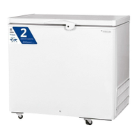 Freezer Horizontal Fricon 311L HCED311, Dupla Ação, Branco - 110V
