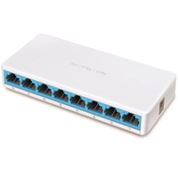 Switch Mercusys MS108, 8 portas 10/100 Mbps
