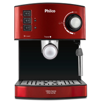 Cafeteira Philco PCF24 Expresso & Cápsulas Inox Red - 220V