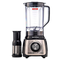 Liquidificador Mondial Turbo Black L-1200 BI - 110V