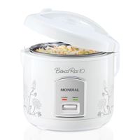 Panela Eletrica ARROZ Mondial 10 Xicaras 700W - PE-10 Branco 110 VOLTS - 110V