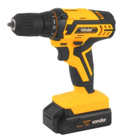 Parafusadeira Furadeira Bateria Eletrica 12v Bivolt Vonder