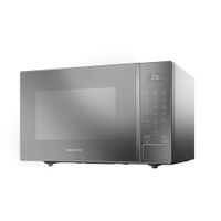 Micro-ondas Brastemp 32 Litros cor cinza espelhado com Menu Gourmet - BMS46AR - 110V