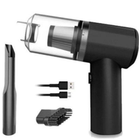 Mini Aspirador de Pó Sem Fio Portátil para Carro Casa Carregamento via USB - Bivolt