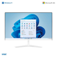 All in One Ultra, com Windows 11 Home, Intel Celeron 4GB 120GB SSD + Microsoft 365 Personal + 1TB na Nuvem Branco- UB830
