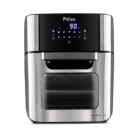 Fritadeira Elétrica Sem Óleo Air Fry Philco Oven PFR2200P 12L - Preta - 110V