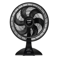 Ventilador De Mesa Ve3200b Turbo Force 2 Em 1 Arno Preto 220v - 220V