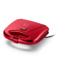 Sanduicheira e Minigrill Chapa Antiaderente Dupla Ondulada 220v-750w Vermelha Multilaser - CE149 - 220V