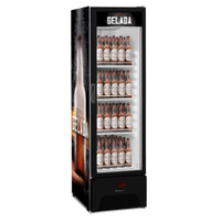 Cervejeira Expositor Vertical Metalfrio Porta Vidro 324 Litros VN28RP 127V Cerveja Gelada Optima - 110V
