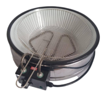 Fritadeira Elétrica Redonda 7L Esmaltada 220V Chalote One - 220V