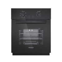 Forno Elétrico de Embutir a Gás 50L Totale nero GIII 220V - Venax
