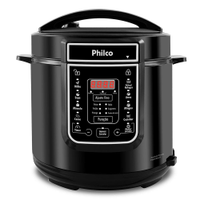 Panela De Pressão Elétrica Philco Ppp01P 6L Preta 127V - 110V
