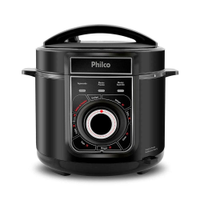 Panela De Pressão Elétrica Philco Ppp02Pi 5L Inox Preta 127V - 110V