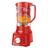 Liquidificador Mondial Turbo Full Red L-900W - 110V