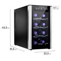 Adega de Vinho Climatizada Electrolux (ACB08) 8 garrafas com Painel Touch - Bivolt