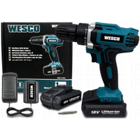 Parafusadeira E Furadeira A Bateria Litio 18v Wesco Ws2972