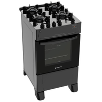 Fogão 4 Bocas a Gás Atlas Mônaco Top Glass Mesa de Vidro e Acendimento Automático Branco Bivolt - Bivolt