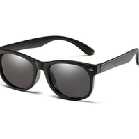 Óculos Infantil De Sol Polarizado Uv400 Flexível - Preto - Único