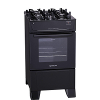 Fogão 4 Bocas a Gás Atlas Mônaco Top Glass Mesa de Vidro e Acendimento Automático Branco Bivolt - Bivolt
