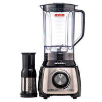 Liquidificador Mondial Turbo Black L-1200 BI - 110V