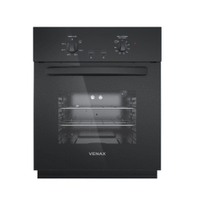 Forno Elétrico de Embutir a Gás 50L Totale nero GIII 220V - Venax