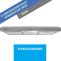Depurador e Exaustor de ar Slim 80 Cm Inox Suggar - 220V
