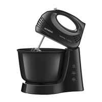 Batedeira Mondial Prática Black B-44 com 3 Velocidades Preta - 110V