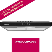 Depurador e Exaustor de ar Slim 60 Cm Preto Suggar - 110V