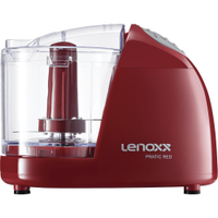 Mini Processador Lenoxx Pratic Lâmina Dupla PMP435 100W Vermelho - 110V