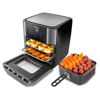 Fritadeira Elétrica Sem Óleo Air Fry Philco Oven PFR2200P 12L - Preta - 110V