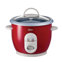 Panela de Arroz Oster 4723 Facile Vermelha 3 Copos - 220V