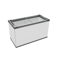 Freezer Horizontal Porta de Vidro 388L Metalfrio Branco 220V
