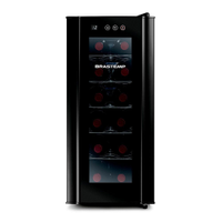 Adega Brastemp All Black para 12 Garrafas - BZC12BE - 220V