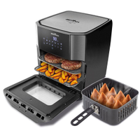 Fritadeira Elétrica sem Óleo Air Fry Britânia Oven BFR2100P 12L - Preta - 220V
