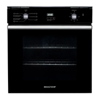 Forno Elétrico 84 Litros de Embutir Brastemp Timer Grill BOC84AEBNA - 220V