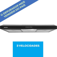 Depurador 6B Suggar 80CM SLIM - DPS182PT Preto 220 VOLTS