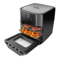 Fritadeira Elétrica sem Óleo Air Fry Britânia Oven BFR2100P 12L - Preta - 110V
