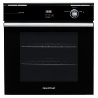 Forno de Embutir a Gás 78 Litros Brastemp Timer Grill BOA84AERNA - 220V