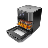 Fritadeira Elétrica sem Óleo Air Fry Britânia Oven BFR2100P 12L - Preta - 110V