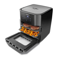 Fritadeira Elétrica sem Óleo Air Fry Britânia Oven BFR2100P 12L - Preta - 220V