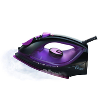 Ferro de Passar a Vapor Cerâmica Preto e Roxo Oster 127V